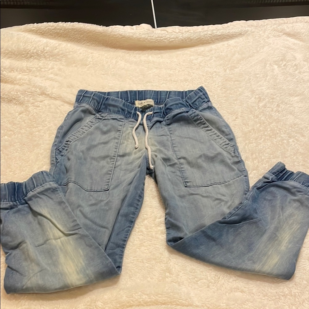 Cloth & Stone Denim Blue Joggers